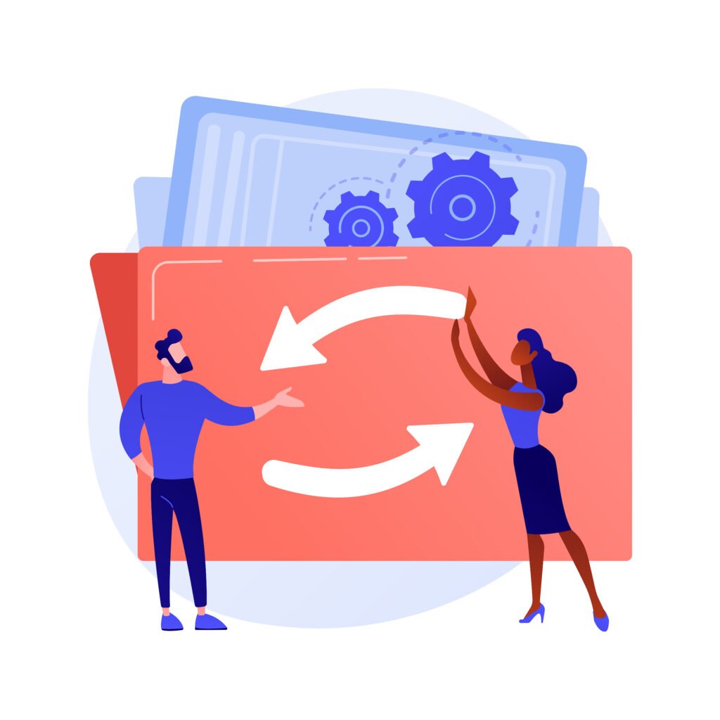 emballage carton de donnée